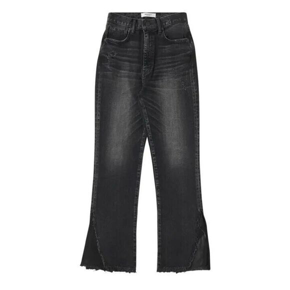 New Moussy Vintage Alhambra Flare Jeans Black Women’s Size 27 - Picture 3 of 6